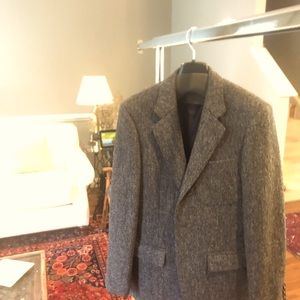 Grey/Black Herringbone Sport Jacket (Harris Tweed)